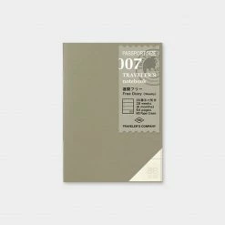 Traveler's Company - Inserts - Passport - 007 Free Diary (Weekly)