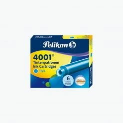 Pelikan - Fountain Pen Ink - Cartridges - 4001 - Turquoise