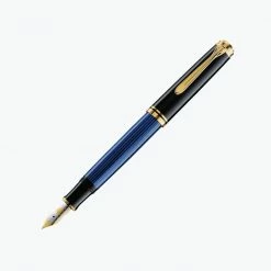Fountain Pens Pelikan - Souverรคn M600 Fountain Pen - Black-Blue