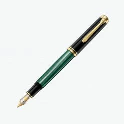 Pelikan - Souverän M800 Fountain Pen - Black-Green Fountain Pens