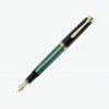 Best Pirce 🎉 Pelikan - Souverän M600 Fountain Pen - Black-Green Fountain Pens 🛒 1 Pelikan - Souverän M600 Fountain Pen - Black-Green Fountain Pens