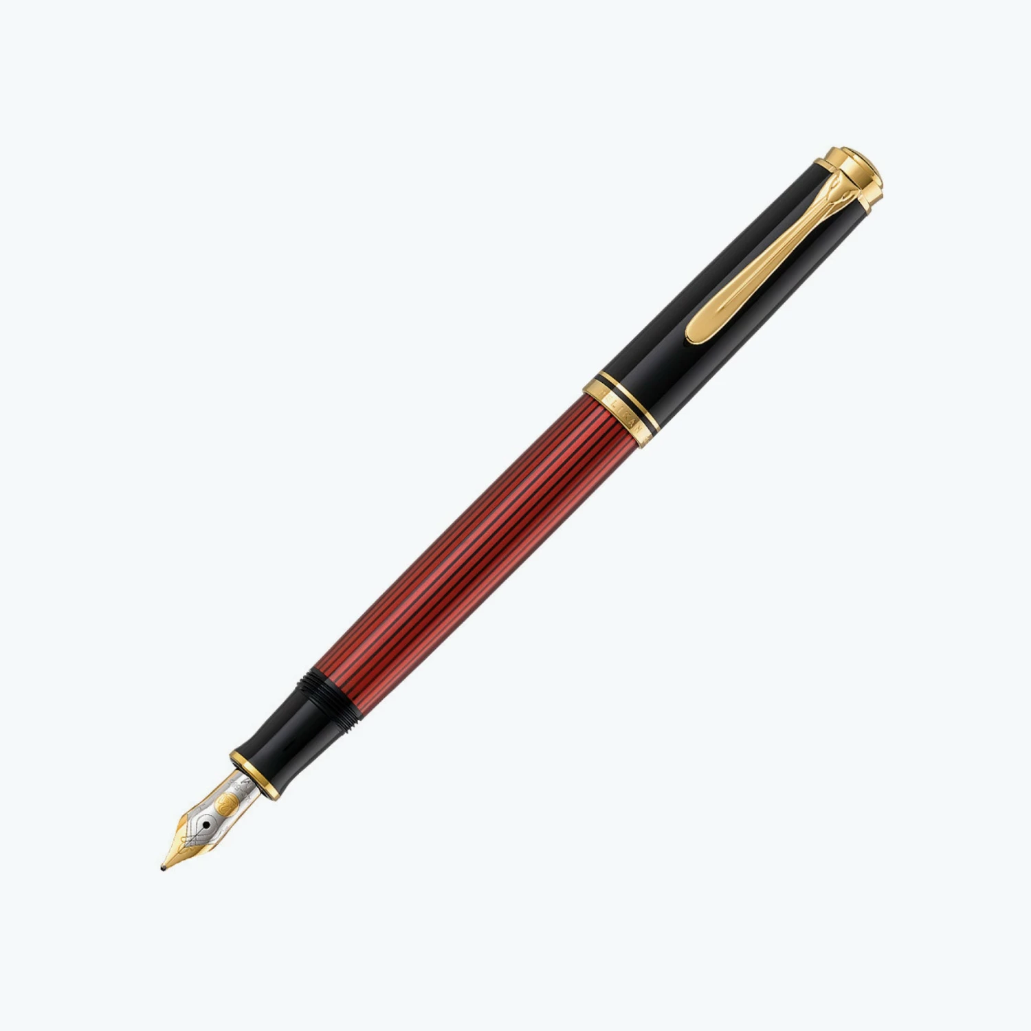 Coupon ⌛ Pelikan - Souverän M600 Fountain Pen - Black-Red ✨ 3 Pelikan - Souverän M600 Fountain Pen - Black-Red