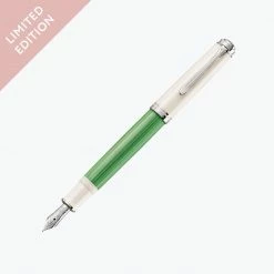 Pelikan - Souverän M605 Fountain Pen - Green-White Fountain Pens