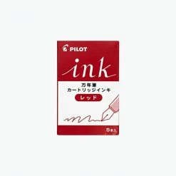 Pilot JP Fountain Pen Inks Pilot - Fountain Pen Cartridges - Regular - Red