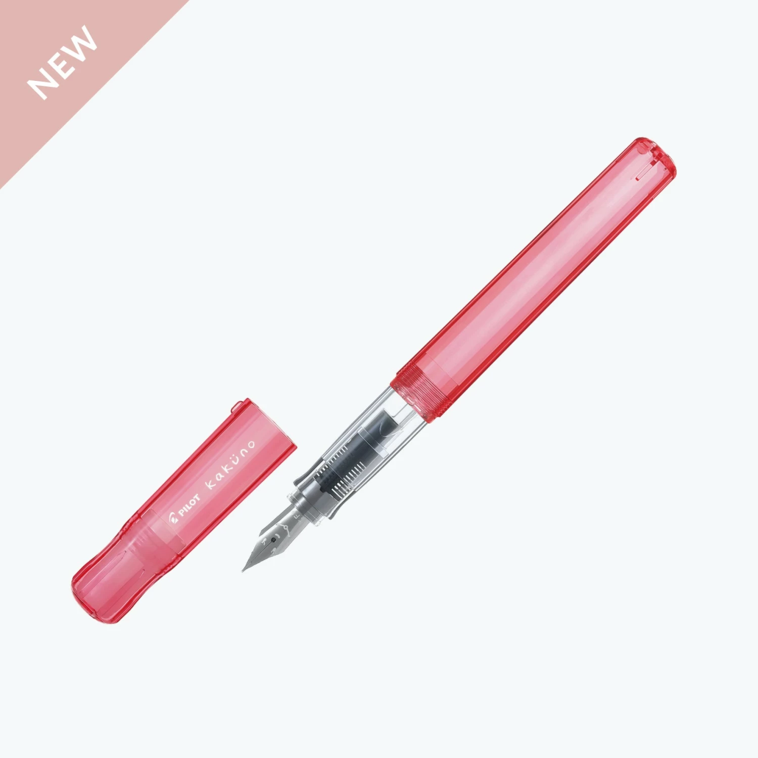 Hot Sale π Pilot JP Pilot - Fountain Pen - Kakuno - Transparent Red β¨ 3 Pilot JP Pilot - Fountain Pen - Kakuno - Transparent Red