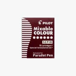 Pilot JP Pilot - Parallel Cartridges - Mixable Colour - Sepia