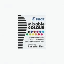 Pilot JP Calligraphy Inks Pilot - Parallel Cartridges - Mixable Colour - Mixed