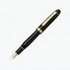 Fountain Pens Platinum - Fountain Pen - #3776 Century - Black In Black (Gold)