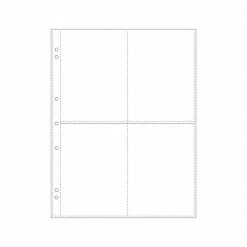 Ringbinder Inserts Bookbinders Design - Insert - Plastic Pocket - A4 Quad