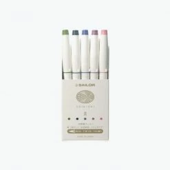 Sailor - Brush Pens - Shikiori - Set Of 5 - Spring Journaling Pens
