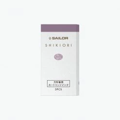 Sailor - Fountain Pen Ink - Shikiori Cartridges - Sound Of Rain - Harahara (Drizzle)