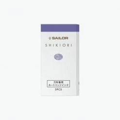 Sailor - Fountain Pen Ink - Shikiori Cartridges - Sound Of Rain - Potsupotsu (Winter Rain)