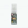 Sakura - Gel Pen - Gelly Roll - White - Pack Of 3 Journaling Pens