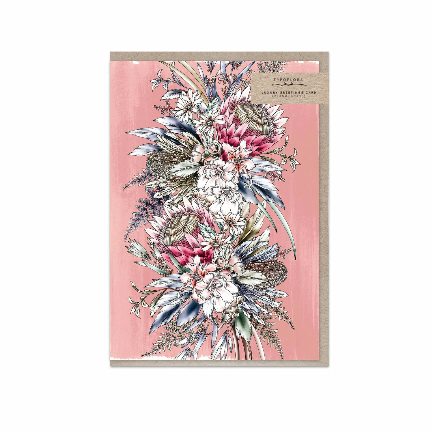 Promo π Cards Typoflora - Card - Mauve Natives π 3 Cards Typoflora - Card - Mauve Natives