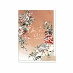 Typoflora - Card - Banksia Thank You Cards