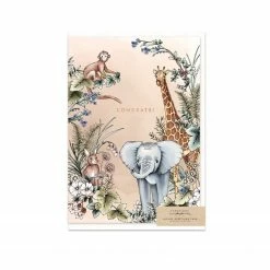 Cards Typoflora - Card - Animals Congrats