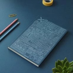 The City Works - Notebook - Amsterdam - A5 - Blue