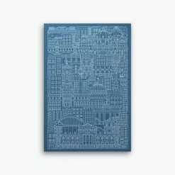 The City Works - Notebook - Berlin - A5 - Blue Notebooks
