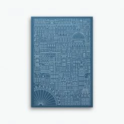 Notebooks The City Works - Notebook - London - A5 - Blue