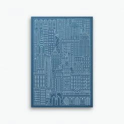 The City Works - Notebook - New York - A5 - Blue Notebooks
