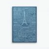 Notebooks The City Works - Notebook - Paris - A5 - Blue