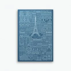 Notebooks The City Works - Notebook - Paris - A5 - Blue