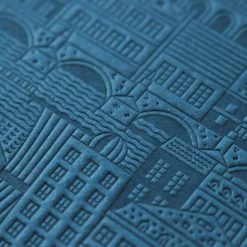 The City Works - Notebook - Prague - A6 - Blue Notebooks