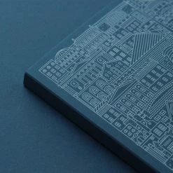 The City Works - Notebook - Prague - A5 - Blue Notebooks