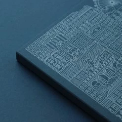 The City Works - Notebook - Vienna - A5 - Blue