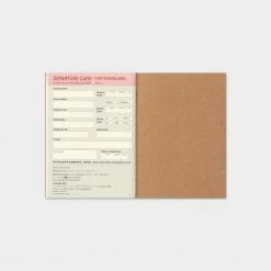 Traveler's Notebook Traveler's Company - 2022 Diary - Insert - Passport - Monthly