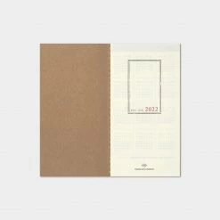Traveler's Company - 2022 Diary - Insert - Regular - Weekly+Memo Traveler's Notebook