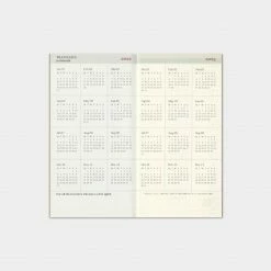 Traveler's Company - 2022 Diary - Insert - Regular - Weekly+Memo Traveler's Notebook
