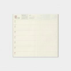 Traveler's Company - 2022 Diary - Insert - Regular - Weekly+Memo Traveler's Notebook