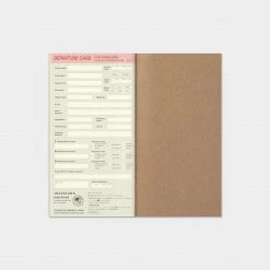 Traveler's Company - 2022 Diary - Insert - Regular - Weekly+Memo Traveler's Notebook