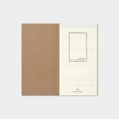 Traveler's Company - 2022 Diary - Insert - Regular - Weekly Vertical