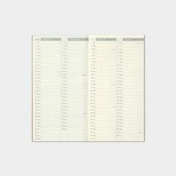 Traveler's Company - 2022 Diary - Insert - Regular - Weekly Vertical