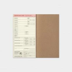 Traveler's Company - 2022 Diary - Insert - Regular - Weekly Vertical