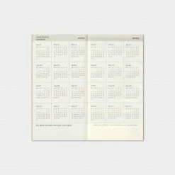 Traveler's Company - 2022 Diary - Insert - Regular - Monthly Traveler's Notebook