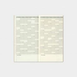 Traveler's Company - 2022 Diary - Insert - Regular - Monthly Traveler's Notebook