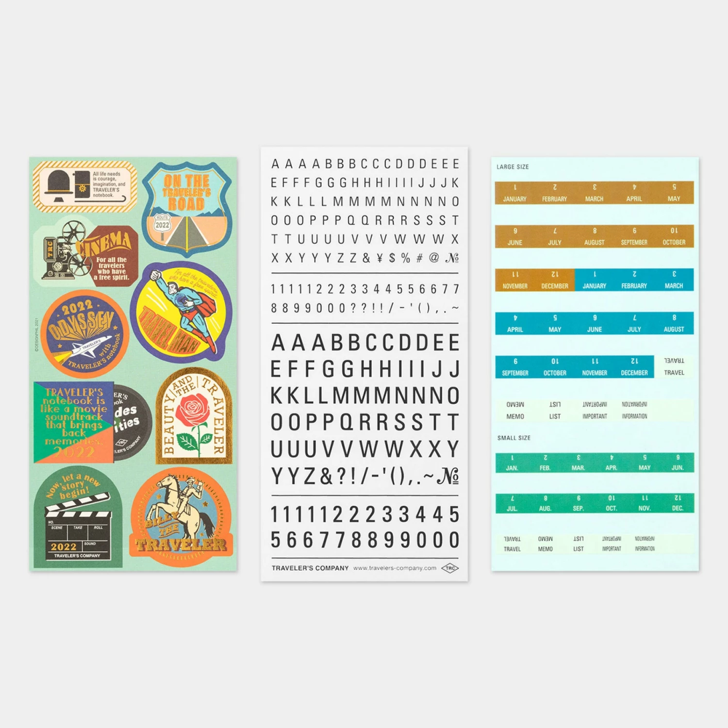 Best Sale π₯ Traveler's Company - 2022 Diary - Insert - Sticker Set π 4 Traveler's Company - 2022 Diary - Insert - Sticker Set