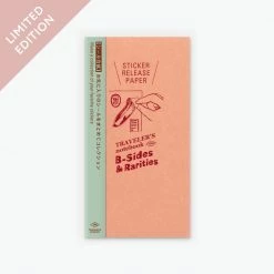 Bookbinders Design Shop 21 Traveler's Company - B-Sides & Rarities - Regular - Sticker Release Paper Notebooks