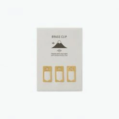 Traveler's Company Traveler's Factory - Clips - Brass - Airplane Traveler's Notebook
