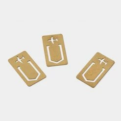Traveler's Company Traveler's Factory - Clips - Brass - Airplane Traveler's Notebook