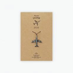 Traveler's Company Traveler's Notebook Traveler's Factory - Charm - Airplane