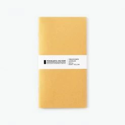 Traveler's Company Traveler's Factory - Insert - Regular - Kraft Yellow Notebooks