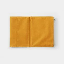 Traveler's Company Traveler's Factory - Zipper Case - Passport - Mustard Notebooks