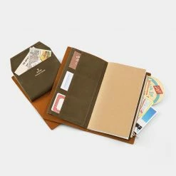 Traveler's Company Traveler's Factory - Zipper Case - Passport - Olive Notebooks