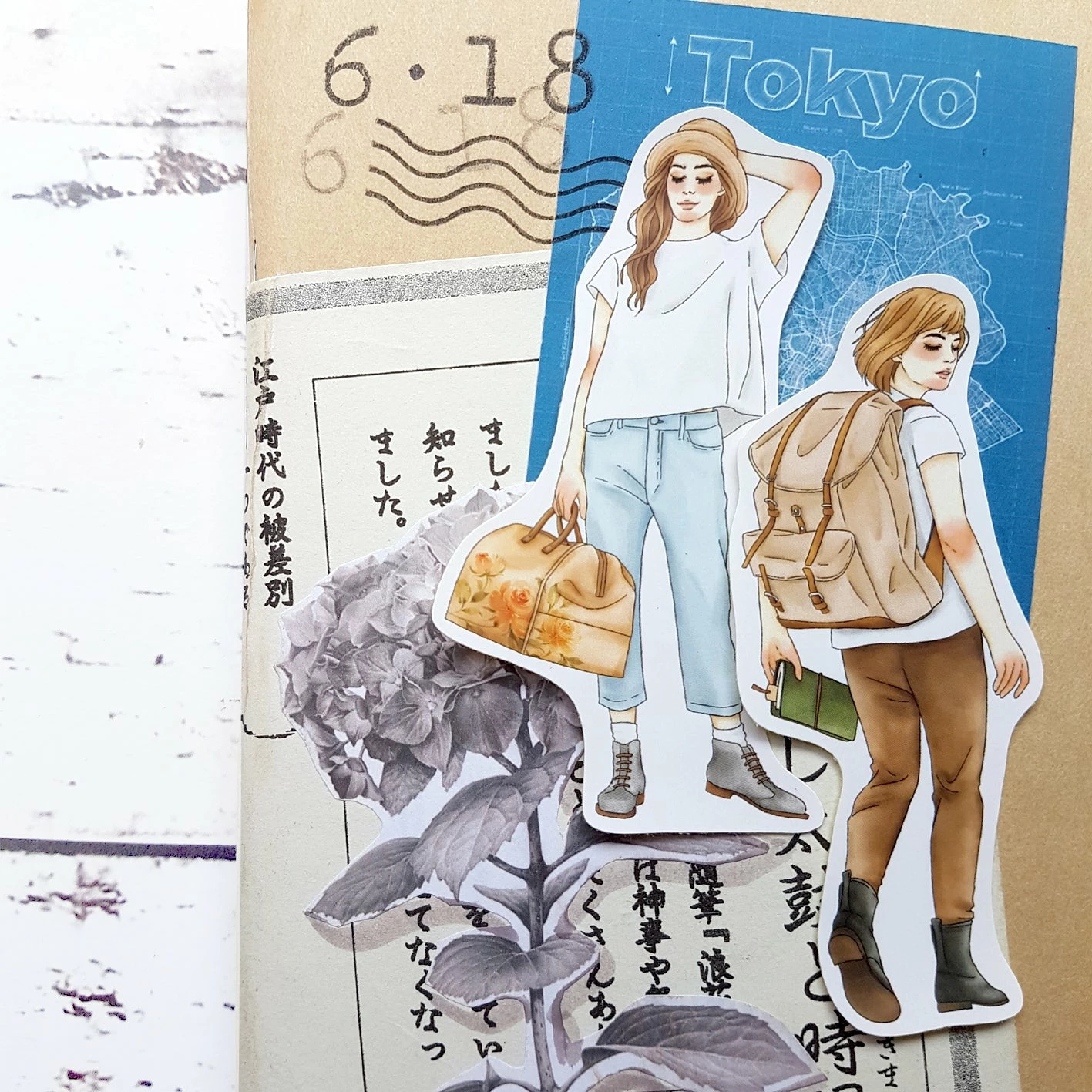 Promo π Windry R. - Planner Sticker - Wanderlust (Refill) β¨ 3 Windry R. - Planner Sticker - Wanderlust (Refill)