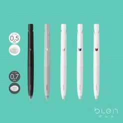Zebra - Ballpoint Pen - Blen - White (Red Ink) New Arrivals