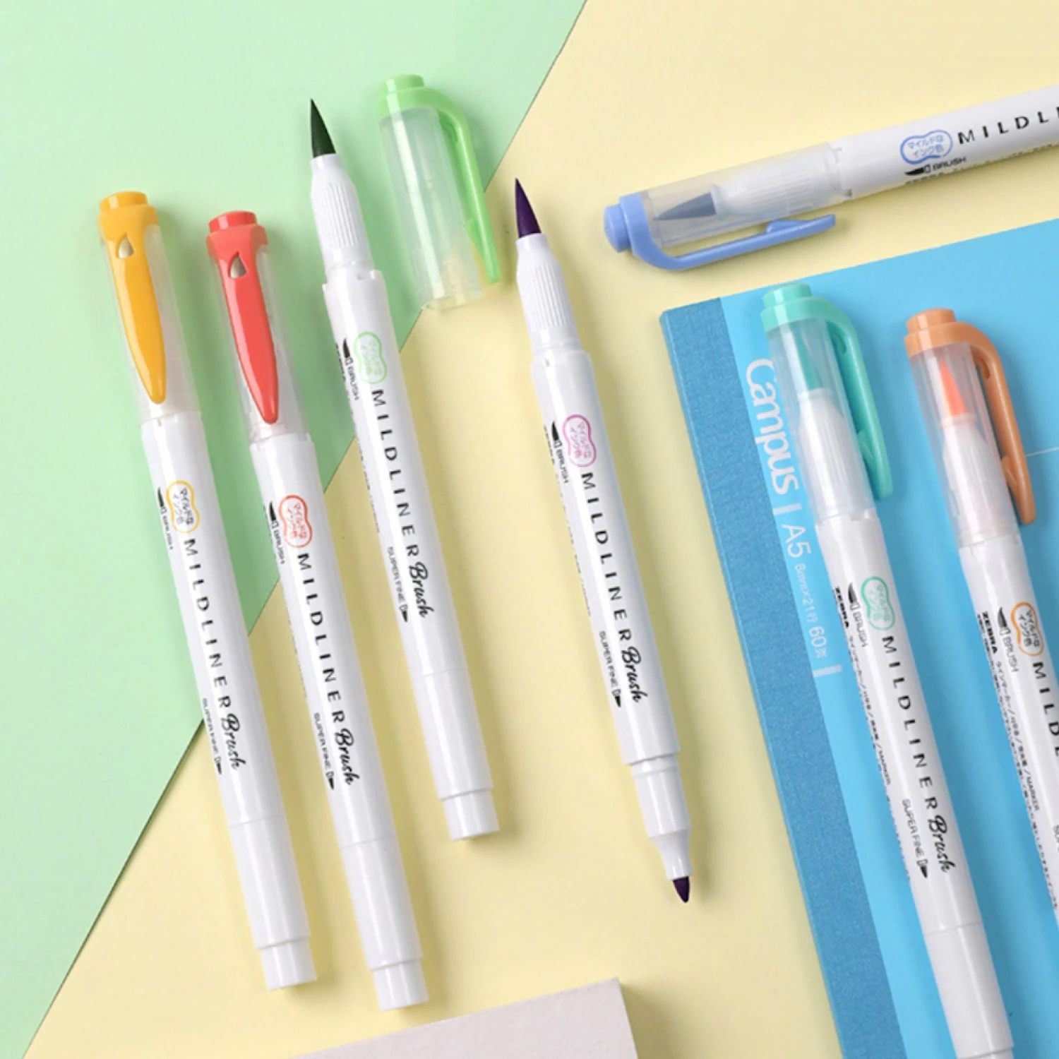 Cheapest 𧨠Zebra - Brush Pen - Mildliner Double Sided - Refresh Mild Set New Arrivals π 5 Zebra - Brush Pen - Mildliner Double Sided - Refresh Mild Set New Arrivals